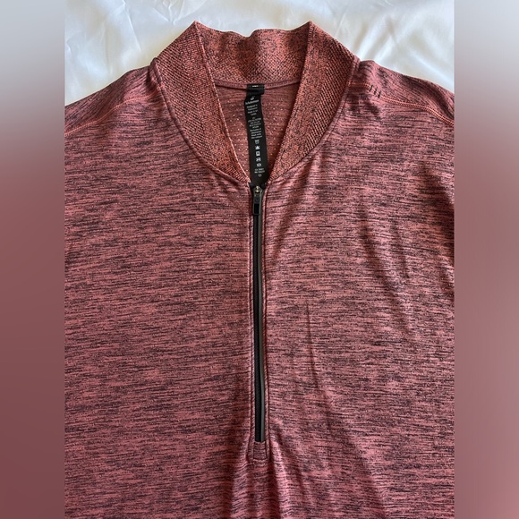 NWOT Lululemon Metal Vent Tech Surge Short Sleeve 1/2 Zip - Size XL Bric… - Picture 10 of 14
